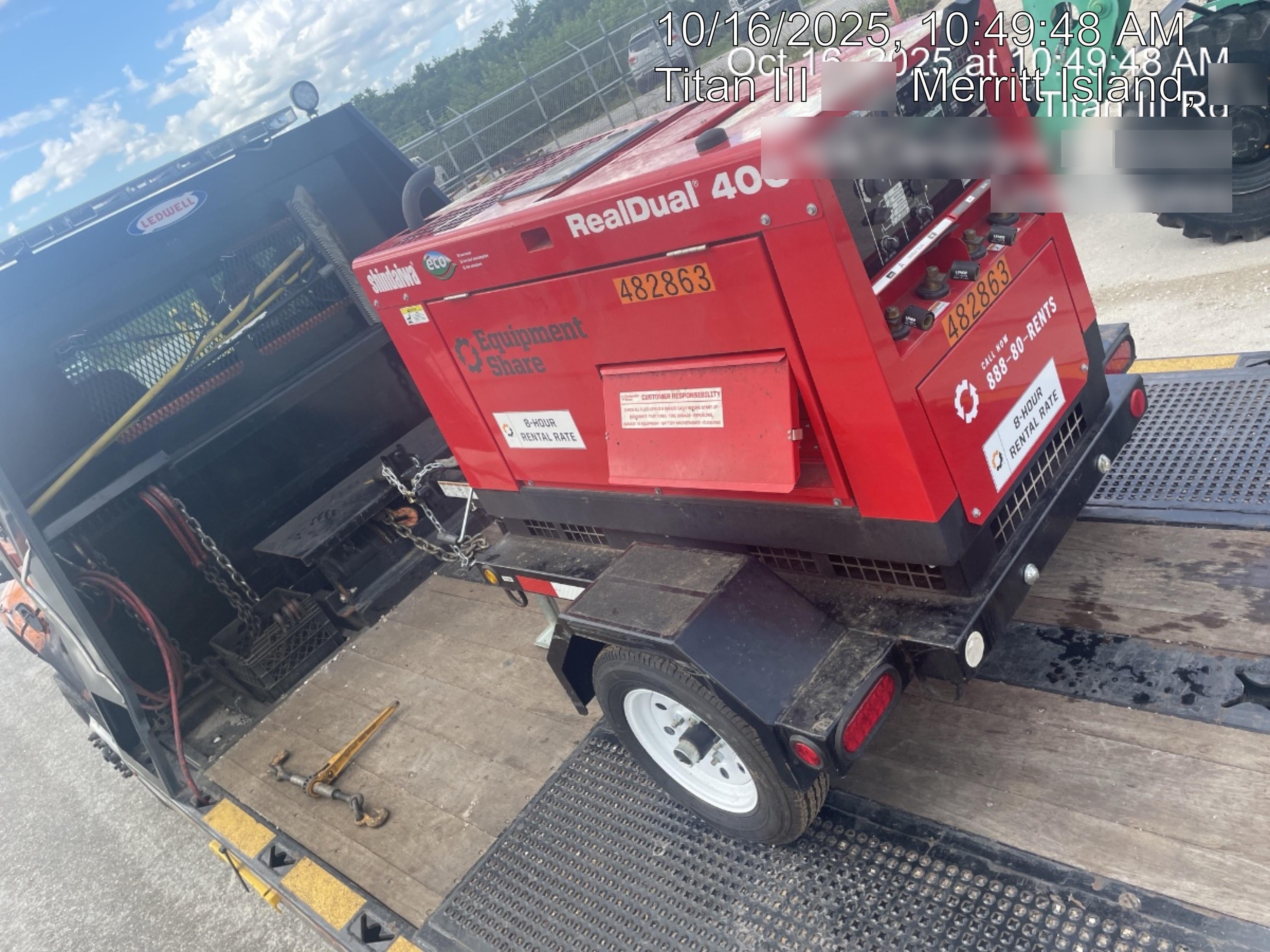 2024 Shindaiwa DGW400DML Kubota D902 Engine, 23 HP, Dual Op Welder, Wire, Arc, Droop Stick, Tig, and CC Stick Functionality, Simulphase, 3 Phase and 1 Phase Gen Output, Single Axle NB Trlr, Slr Trckl Chrg 12V 12W, Fire Ext, T3