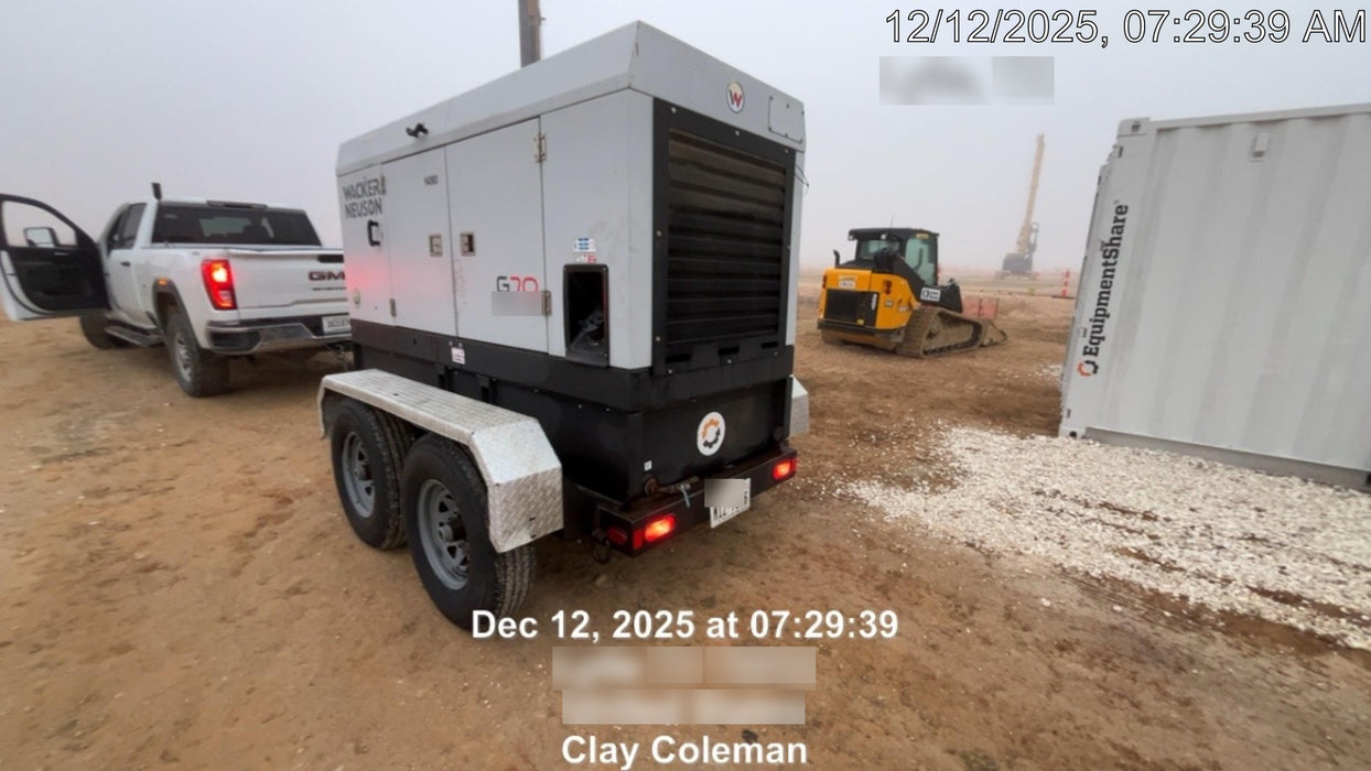 2018 WACKER NEUSON G70