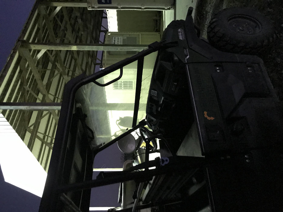 2019 Kawasaki Mule PRO-DXT Standard Options, Backup Alarm, Beacon, Plastic Hard Top, Poly Windshield, Horn Kit