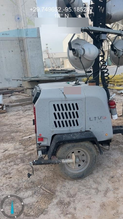 2019 Wacker Neuson LTV6L-MH Wacker Neuson LTV6L Mobile Light Tower w/Fuel Level Sensor Installed
