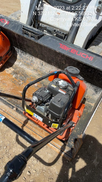 2022 Multiquip MVC88VTHW Plate Compactor, 20", w/Water Tank, Honda GX160