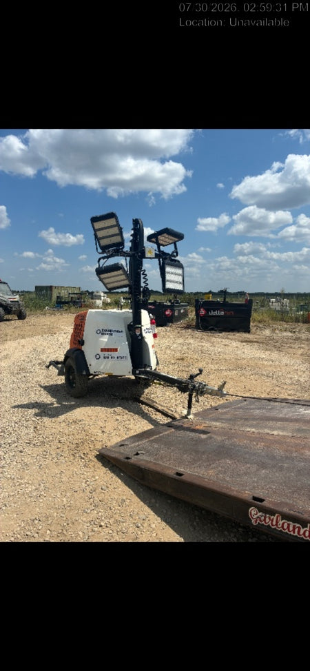 2024 Generac MLT2 Diesel, Flex Switch 120V Input, Powerzone Controller, 
(4) 320W LED Lights, 4kW Generator, 39.9 Gal Fuel Tank, 2" Ball, T3