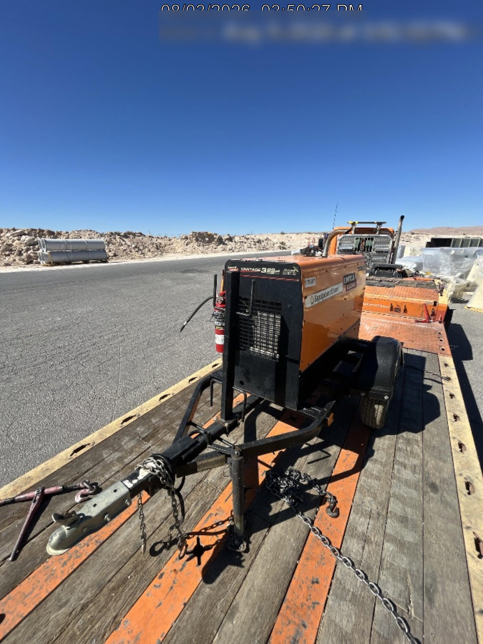 2021 Lincoln Electric Vantage 322 Vantage 322 Ready Pak 3 w/ Decals, ORANGE (includes trailer, cable rack, fender light kit) NO Telematics