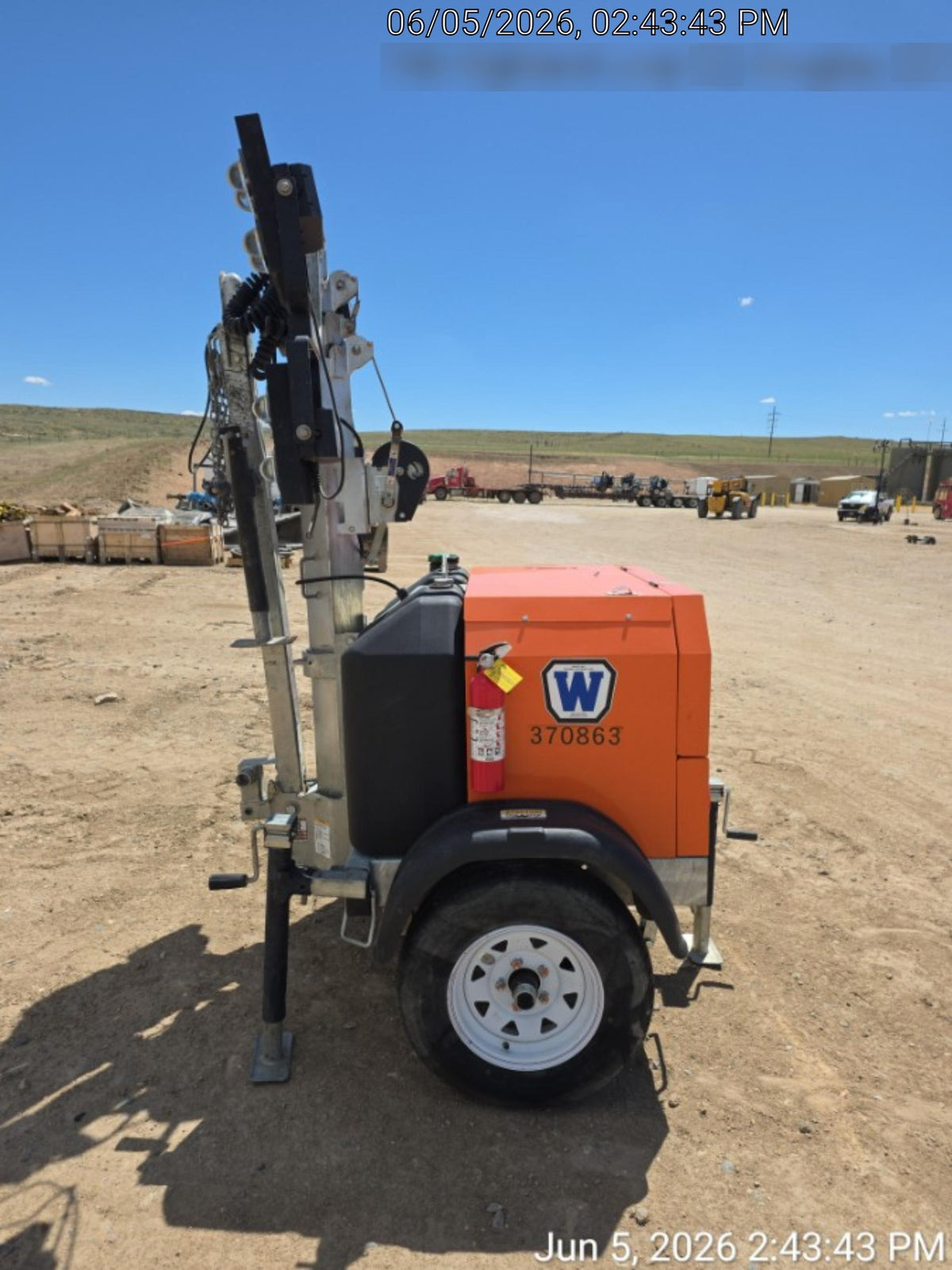2023 Wanco WLTT-4MM4K Diesel, Deep Sea Controller, Shore Power Plug, Auto Start, (4) 350W LED Floodlights, 4kW Generator, 60 Gal Fuel Tank, 2" Ball, T3