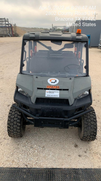 Polaris Pro XD 4000D AWD Canopy, Diesel, 4-6 Passenger, LED Strobe, Rearview Mirror