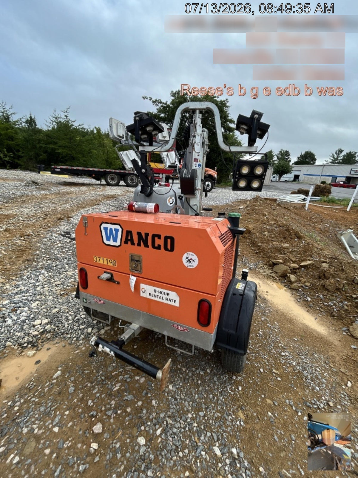 2023 Wanco WLTT-4MM4K Diesel, Deep Sea Controller, Shore Power Plug, Auto Start, (4) 350W LED Floodlights, 4kW Generator, 60 Gal Fuel Tank, 2" Ball, T3