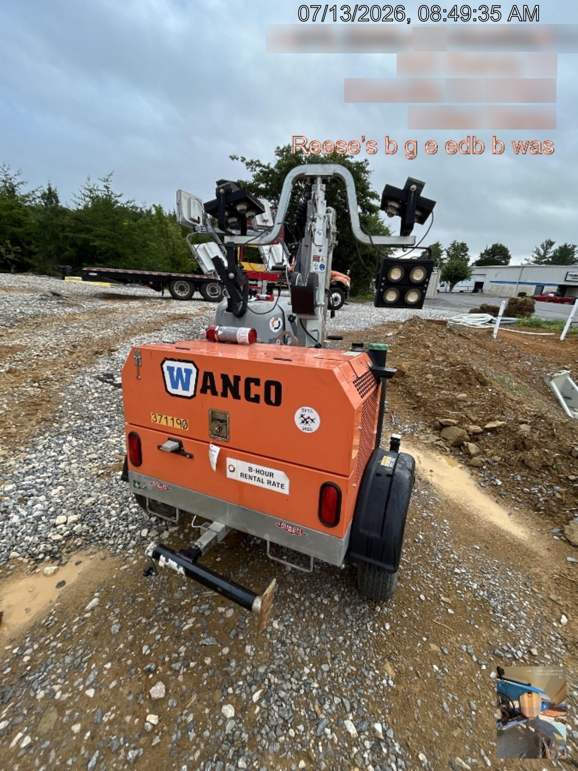 2023 Wanco WLTT-4MM4K Diesel, Deep Sea Controller, Shore Power Plug, Auto Start, (4) 350W LED Floodlights, 4kW Generator, 60 Gal Fuel Tank, 2" Ball, T3
