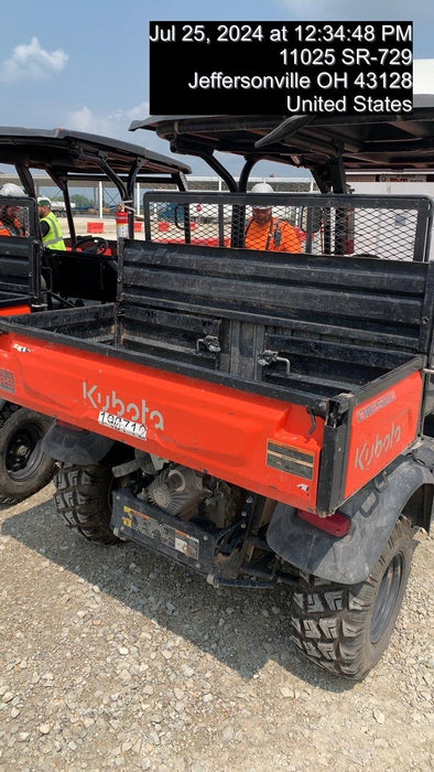 2022 Kubota RTV-X1140W-H Plastic Canopy, Windshield Acrylic Clear, LED Strobe Light, Wire Harness Kit, Back up Alarm