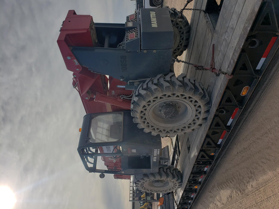 2018 Manitou MTA10055 Manitou MTA10055 - Canopy, Worklights, Beacon, 66" Carriage, 60" Forks, Solid Tires, Aux Hydraulics