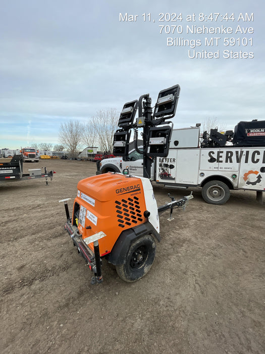 2023 Generac MLT2 Diesel, Flex Switch 120V Input, Powerzone Controller, (4) 320W LED Lights, 4kW Generator, 39.9 Gal Fuel Tank, 2" Ball, T3