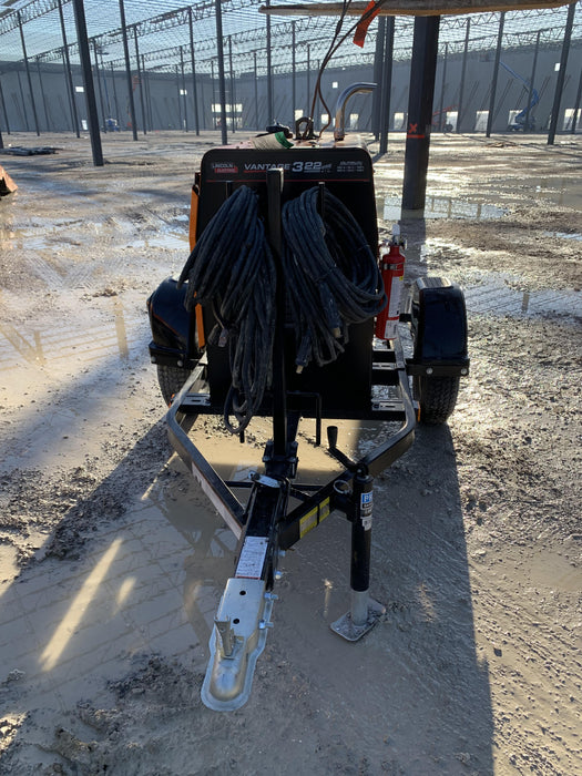 2021 Lincoln Electric Vantage 322 Vantage 322 Ready Pak 3 w/ Decals, ORANGE (includes trailer, cable rack, fender light kit) NO Telematics