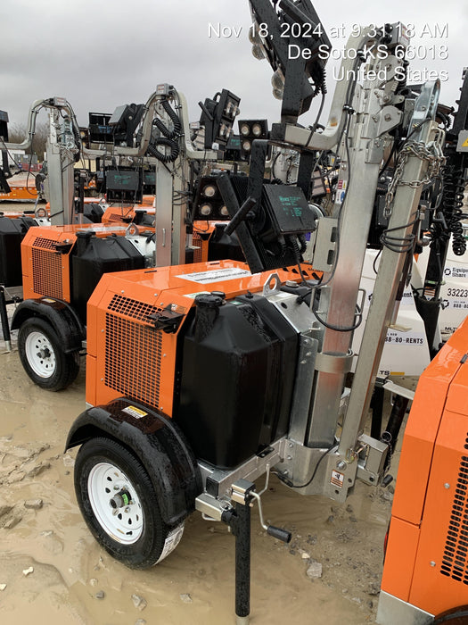 2024 Wanco WLTT-4MM4K Diesel, Deep Sea Controller, Shore Power Plug, Auto Start, (4) 350W LED Floodlights, 4kW Generator, 60 Gal Fuel Tank, 2" Ball, T3