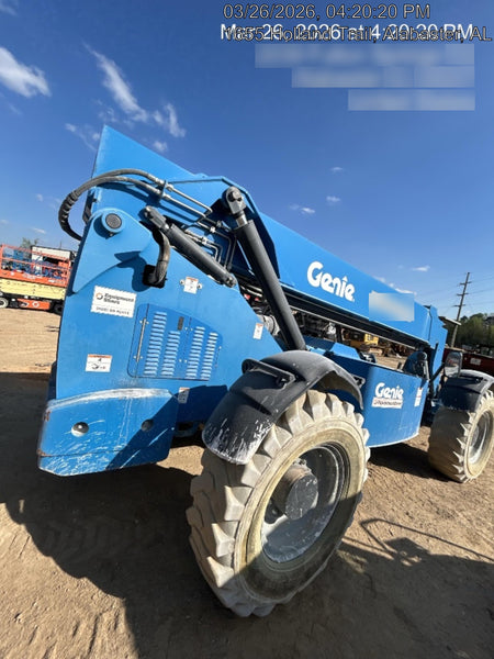 2018 Genie GTH-1056 Genie GTH-1056 w/ROPS, Work Lights, Solid Tires, RH Cab Mesh, Beacon, 60" Carriage and Forks