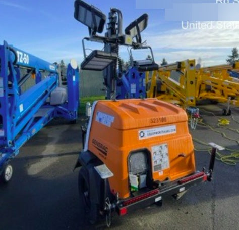 2023 Generac MLT2 Diesel, Flex Switch 120V Input, Powerzone Controller, (4) 320W LED Lights, 4kW Generator, 39.9 Gal Fuel Tank, 2" Ball, T3