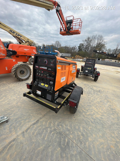 2023 Lincoln Electric LE400 Kubota V1505, Trlr, Cable Rack, Light Kit, ES Decals, T3