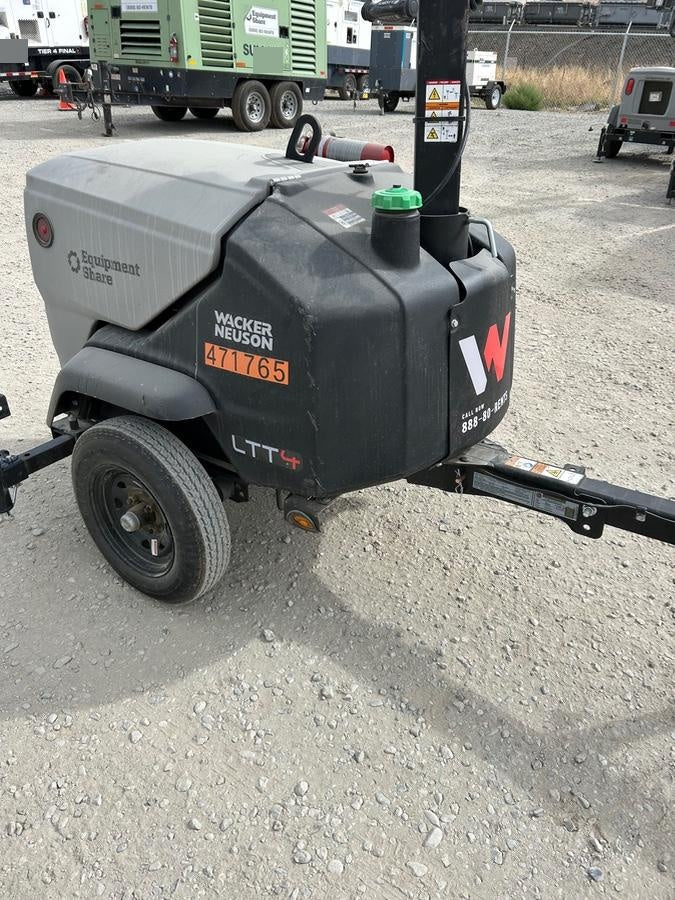 2024 Wacker Neuson LTT4 Diesel, Kohler KDW702, Deep Sea Controller, Auto Start, LED 320W, Bypass Outlet, T3