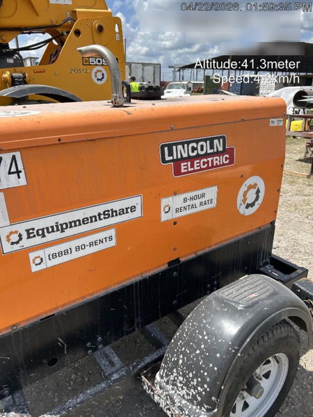 2022 Lincoln Electric LE400 Kubota V1505, Trlr, Cable Rack, Light Kit, ES Decals, T3