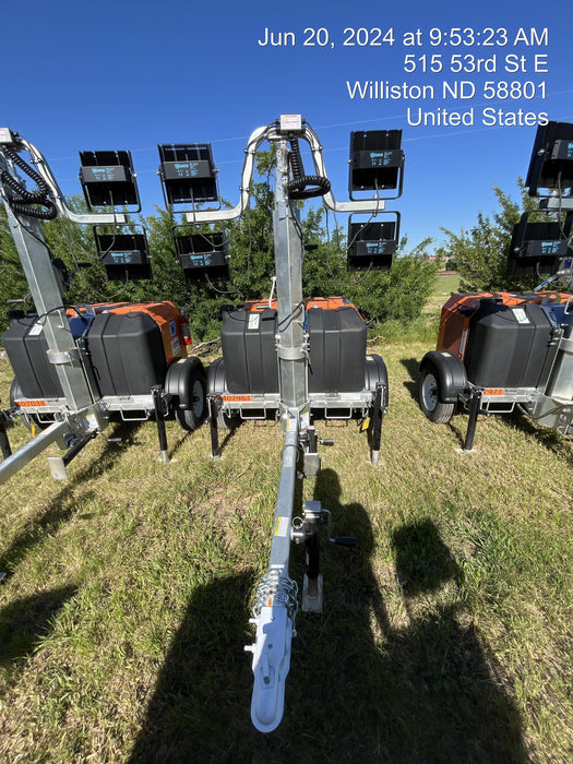 2024 Wanco WLTT-4MM4K Diesel, Deep Sea Controller, Shore Power Plug, Auto Start, (4) 350W LED Floodlights, 4kW Generator, 60 Gal Fuel Tank, 2" Ball, T3