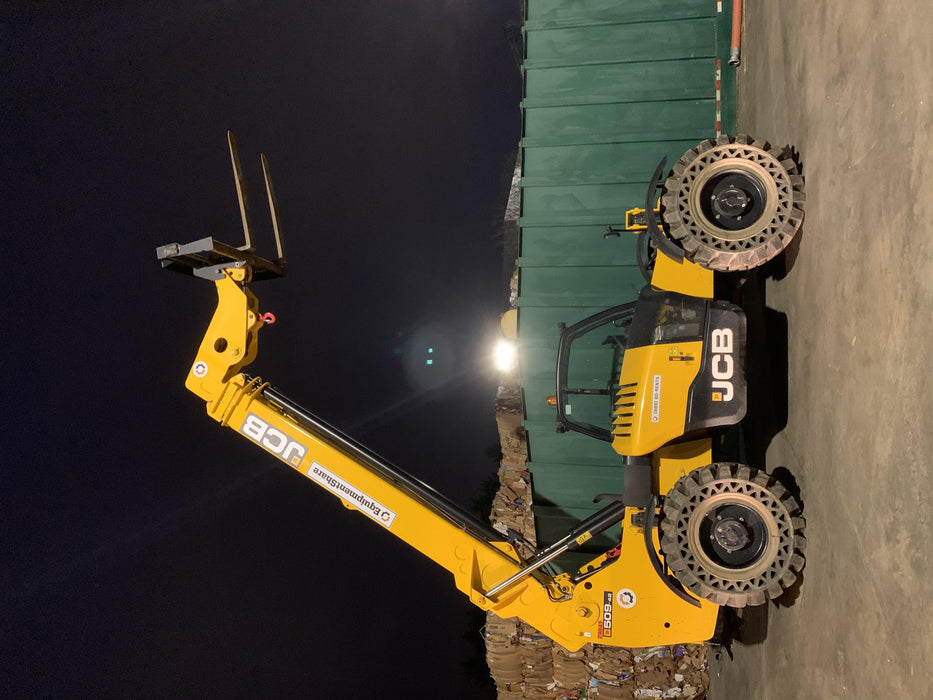 2020 JCB 509-42 Canopy, Solid Tires, Work Lights, Beacon, Aux Hydraulics, Back up Alarm, Lifting Eye, ES Decals