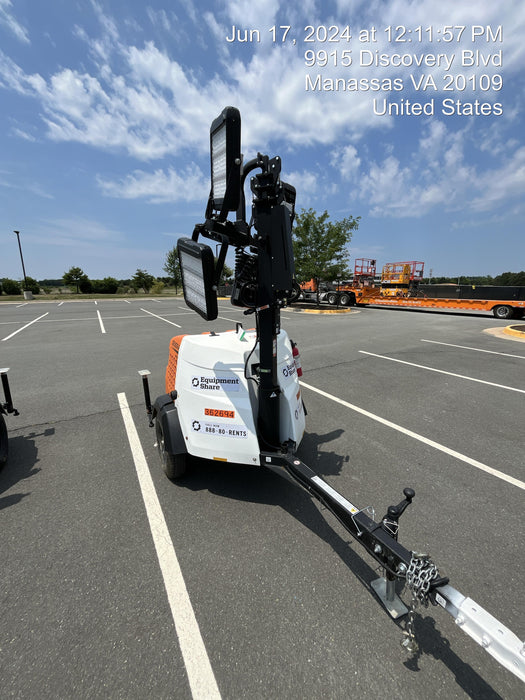 2023 Generac MLT2 Diesel, Flex Switch 120V Input, Powerzone Controller, 
(4) 320W LED Lights, 4kW Generator, 39.9 Gal Fuel Tank, 2" Ball, T3