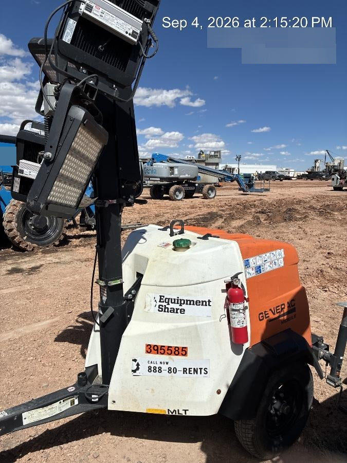 2024 Generac MLT2 Diesel, Flex Switch 120V Input, Powerzone Controller, 
(4) 320W LED Lights, 4kW Generator, 39.9 Gal Fuel Tank, 2" Ball, T3