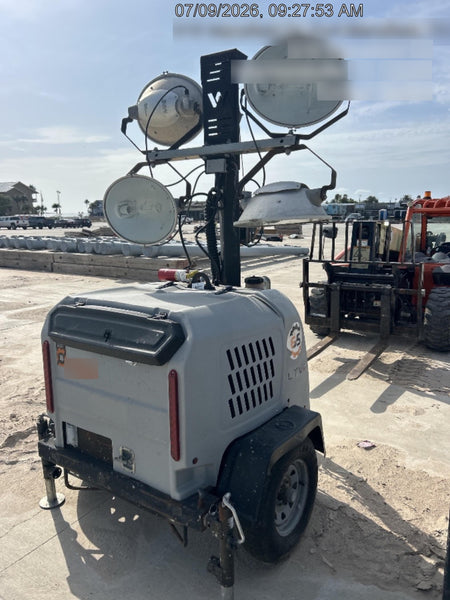 2018 Wacker Neuson LTV6L-MH LTV6L Mobile Light Tower w/Fuel Level Sensor Installed