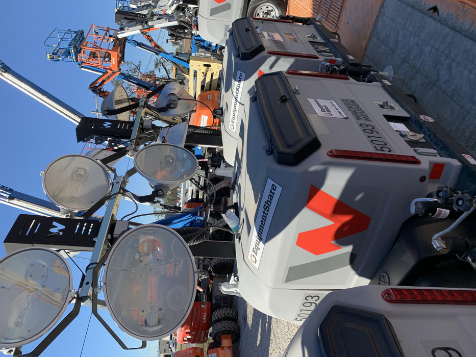 2019 Wacker Neuson LTV6L-MH Mobile Light Tower w/Fuel Level Sensor Installed