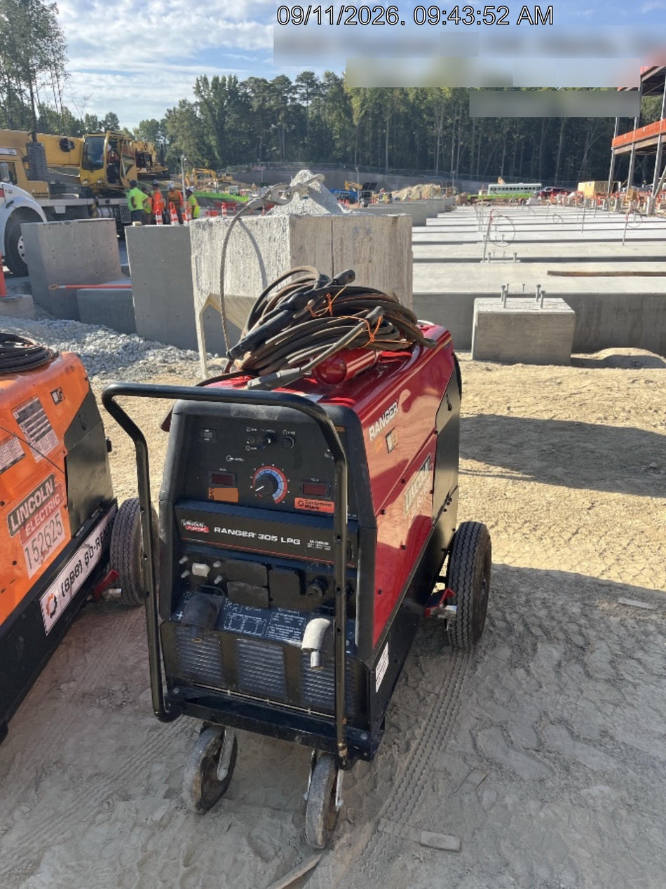 2021 Lincoln Electric Ranger 305 LPG LPG One-Pak (includes undercarriage, tank holder & tank strap) ORANGE
