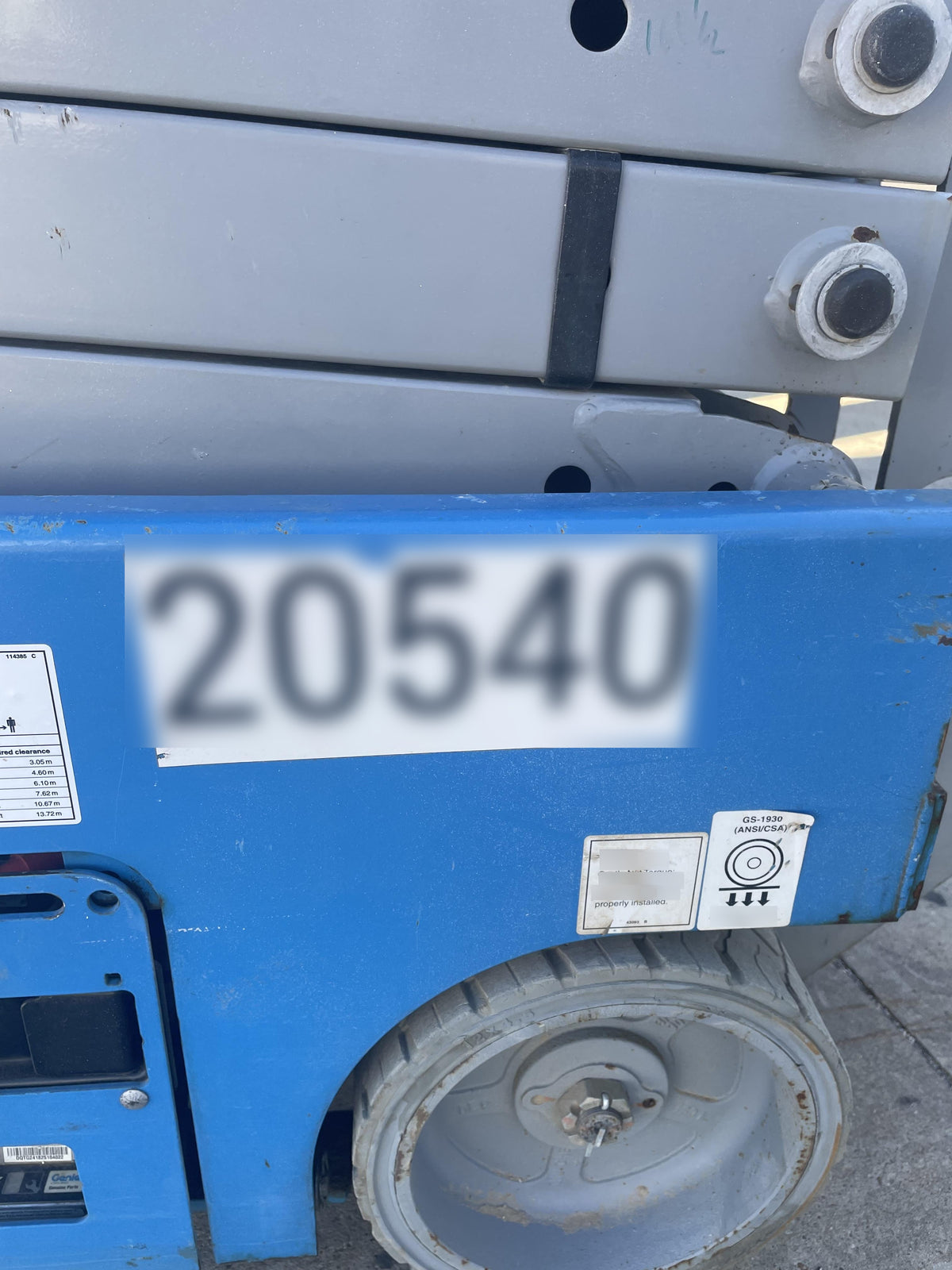 2018 Genie GS-1930 Genie GS-1930 Scissor Lift w/Standard Options
