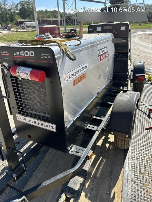 2024 Lincoln Electric LE400 Kubota V1505, Trlr, Cable Rack, Light Kit, ES Decals, T3