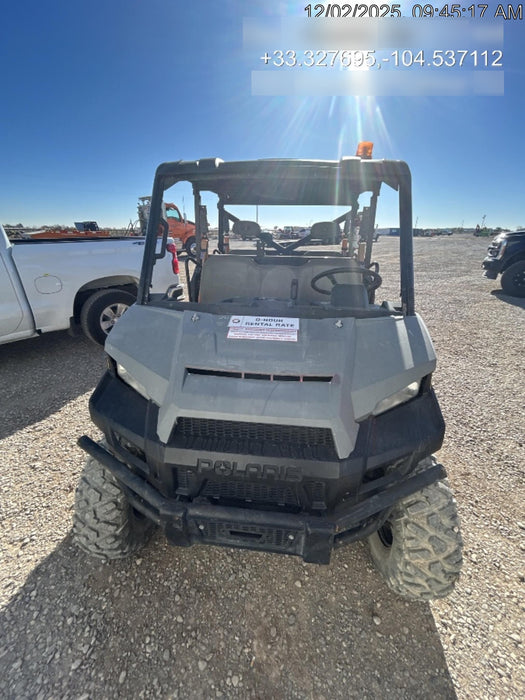 2021 Polaris Pro XD 4000D AWD Canopy, Diesel, 4-6 Passenger, LED Strobe, Rearview Mirror
