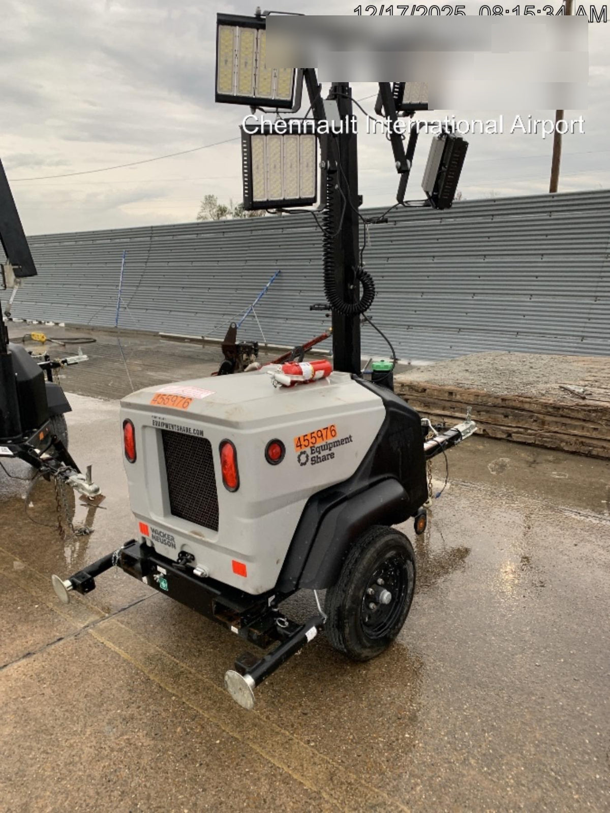 2024 Wacker Neuson LTT4 Diesel, Kohler KDW702, Deep Sea Controller, Auto Start, LED 320W, Bypass Outlet, T3