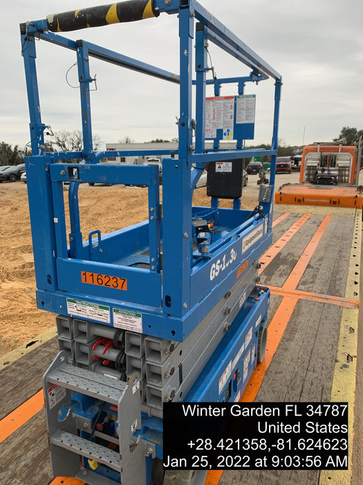 2020 Genie GS-1930 Solid Non Marking Tires, Beacon, Folding rails with half height swing gate