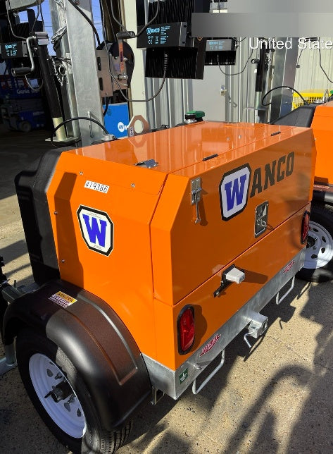2024 Wanco WLTT-4MM4K Diesel, Deep Sea Controller, Shore Power Plug, Auto Start, (4) 350W LED Floodlights, 4kW Generator, 60 Gal Fuel Tank, 2" Ball, T3
