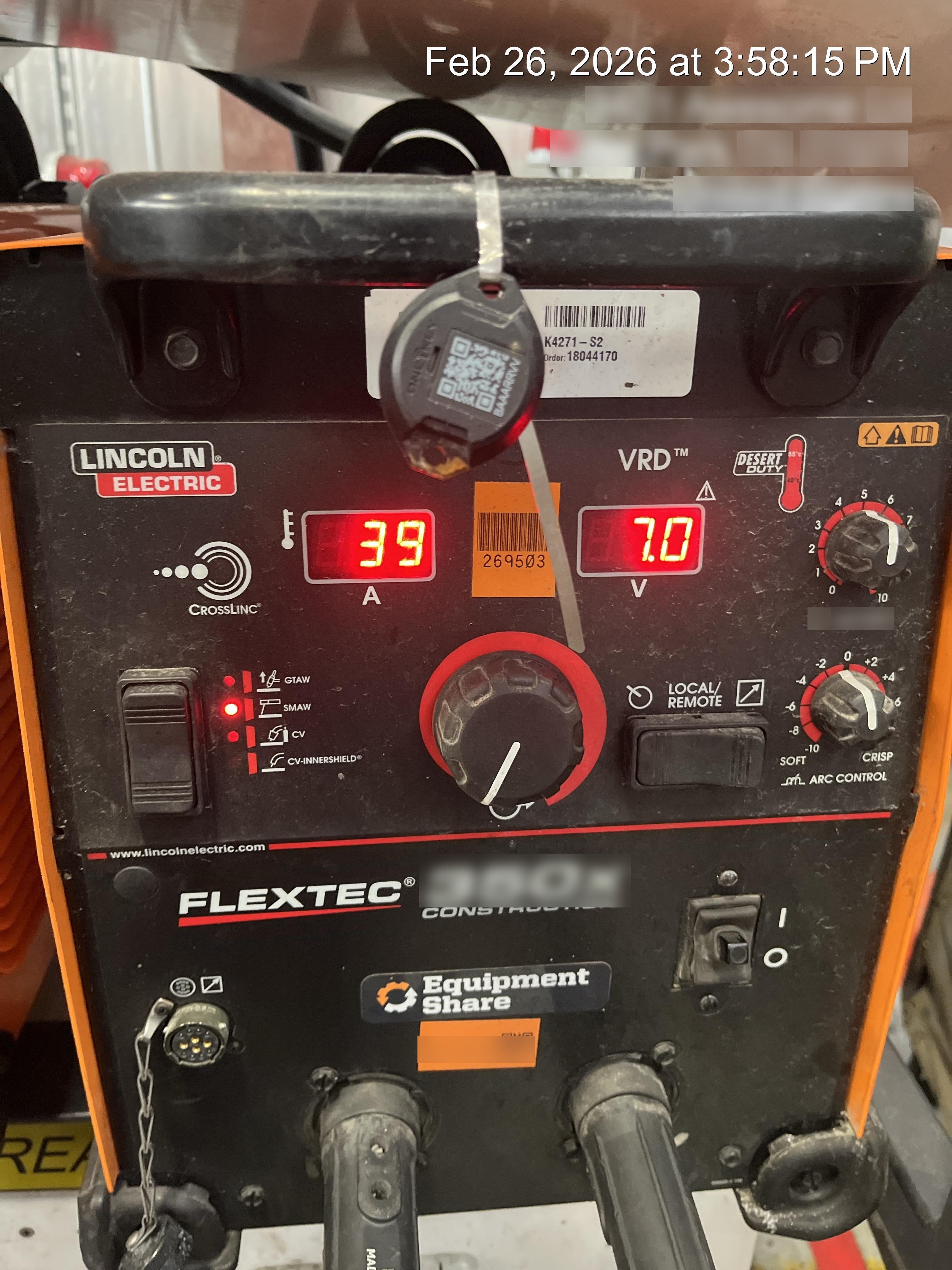 2022 LINCOLN ELECTRIC FLEXTEC 350X