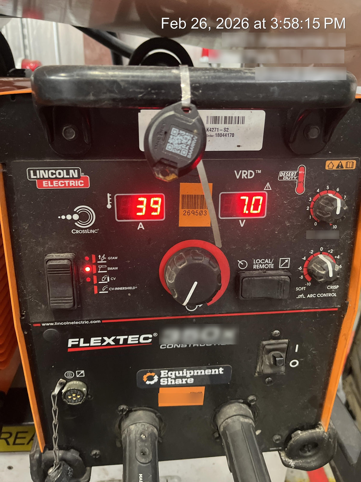 2022 LINCOLN ELECTRIC FLEXTEC 350X
