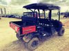 2020 Kubota RTV-X1140W-H 4WD utility cart -LED strobe -Windshield tempered glass -Plastic canopy -Wire harness kit -Backup alarm