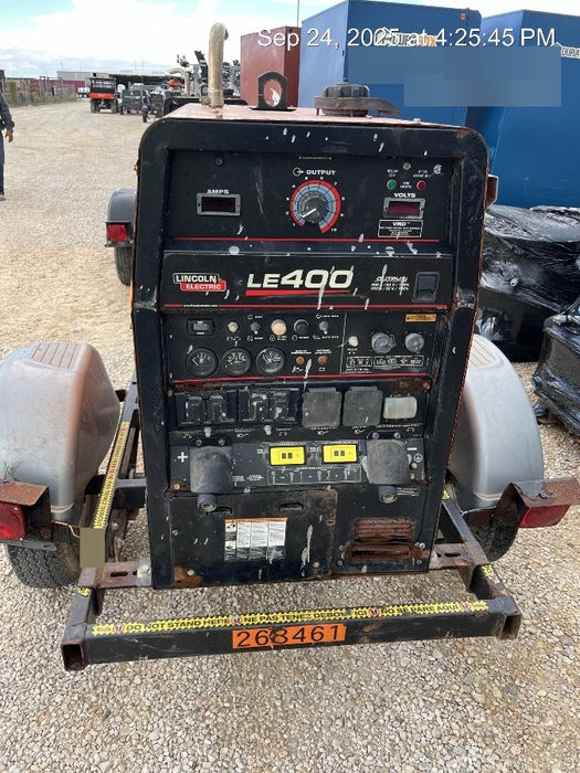 2022 Lincoln Electric LE400 Kubota V1505, Trlr, Cable Rack, Light Kit, ES Decals, T3