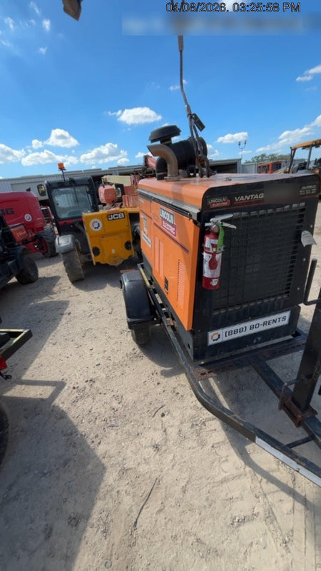 2021 Lincoln Electric Vantage 549X Ready Pak 3, ORANGE (includes trailer, cable rack, fender light kit)