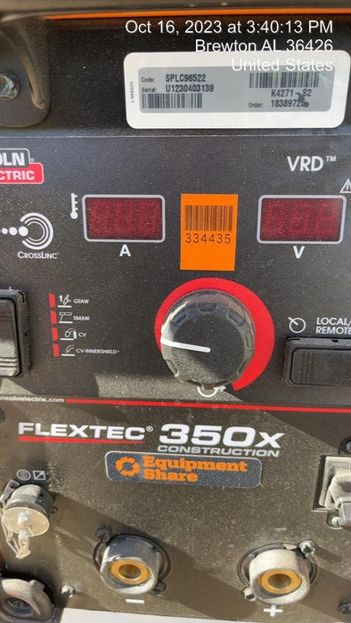 2023 LINCOLN ELECTRIC FLEXTEC 350X