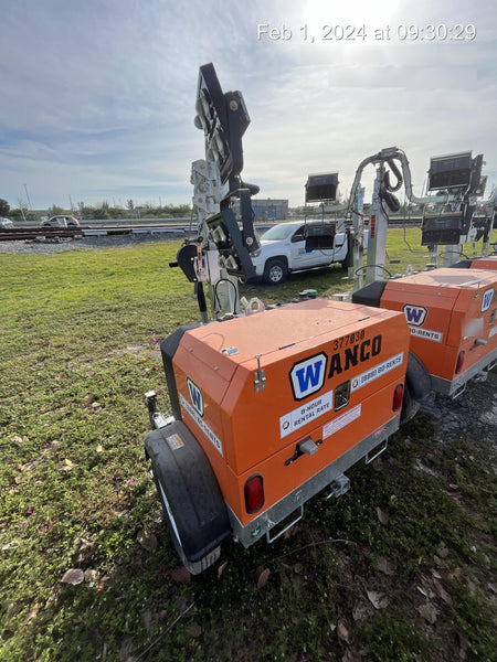 2023 Wanco WLTT-4MM4K Diesel, Deep Sea Controller, Shore Power Plug, Auto Start, (4) 350W LED Floodlights, 4kW Generator, 60 Gal Fuel Tank, 2" Ball, T3