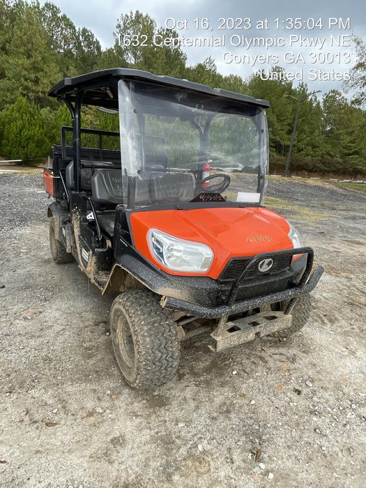2022 Kubota RTV-X1140W-H Plastic Canopy, Windshield Acrylic Clear, LED Strobe Light, Wire Harness Kit, Back up Alarm