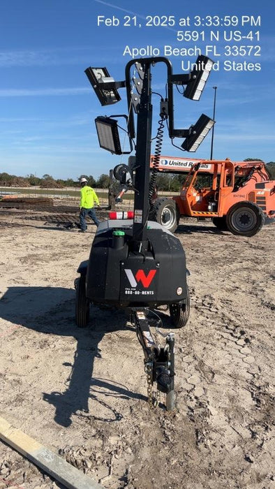 2024 Wacker Neuson LTT4 Diesel, Kohler KDW702, Deep Sea Controller, Auto Start, LED 320W, Bypass Outlet, T3