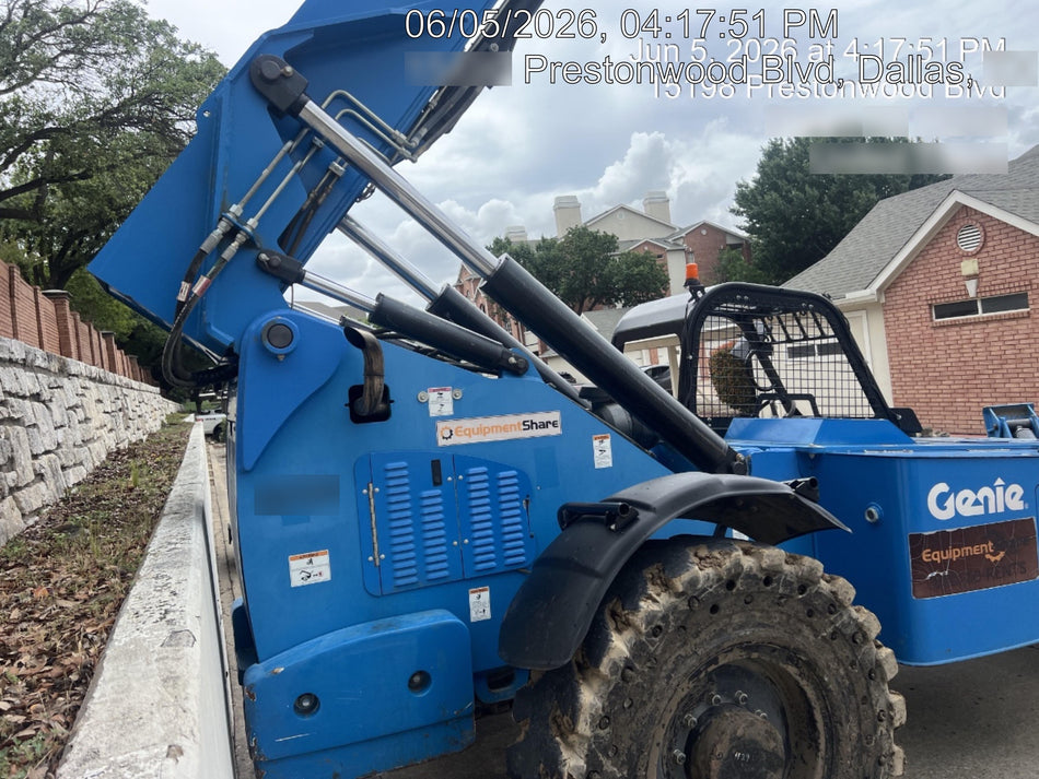 2018 Genie GTH-1056 Genie GTH-1056 w/Open ROPS, FF Tires, Work Light/Beacon, 60" Carriage and Forks