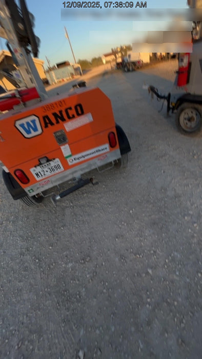 2024 Wanco WLTT-4MM4K Diesel, Deep Sea Controller, Shore Power Plug, Auto Start, (4) 350W LED Floodlights, 4kW Generator, 60 Gal Fuel Tank, 2" Ball, T3