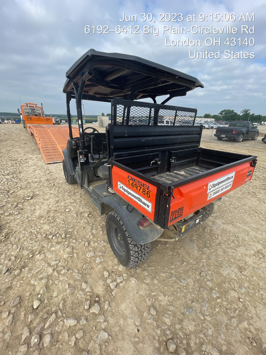 2022 Kubota RTV-X1140W-H Plastic Canopy, Windshield Acrylic Clear, LED Strobe Light, Wire Harness Kit, Back up Alarm