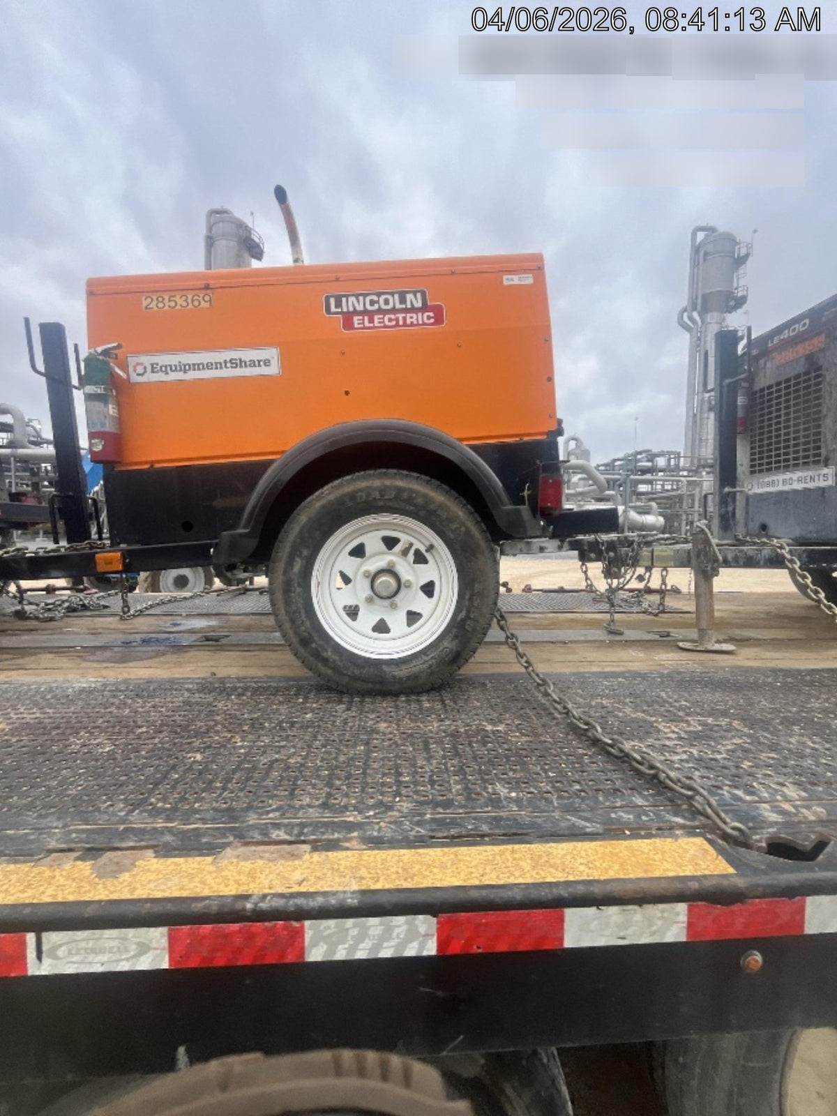 2022 Lincoln Electric LE400 Kubota V1505, Trlr, Cable Rack, Light Kit, ES Decals, T3