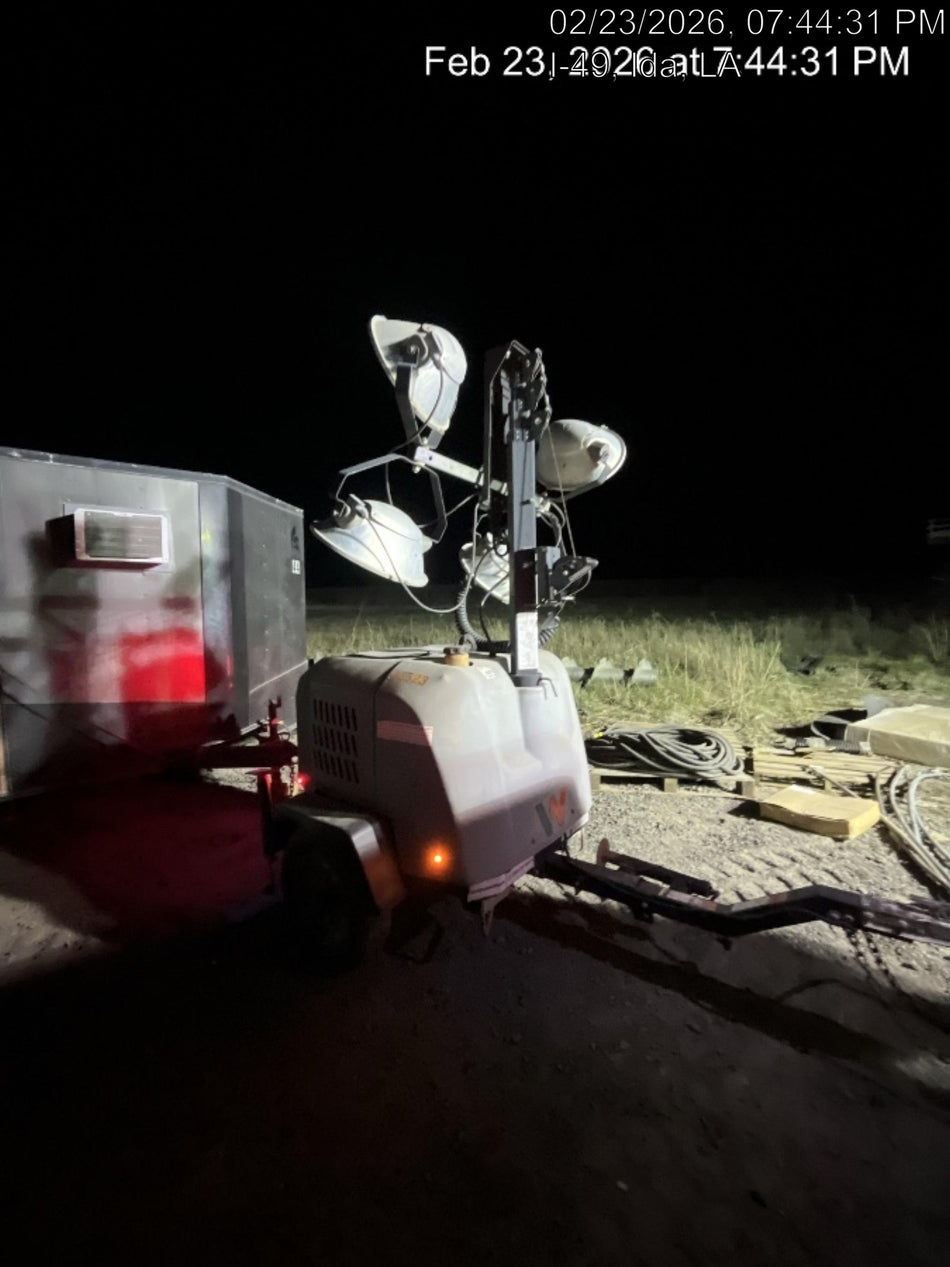 2019 Wacker Neuson LTV6L-MH Wacker Neuson LTV6L Mobile Light Tower w/Fuel Level Sensor Installed