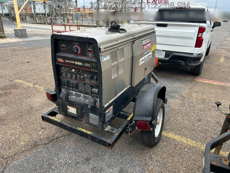 2019 Lincoln Electric Vantage 322 Ready-Pak 3, Two Wheel Trailer, Fender and Light Kit, Cable Rack
