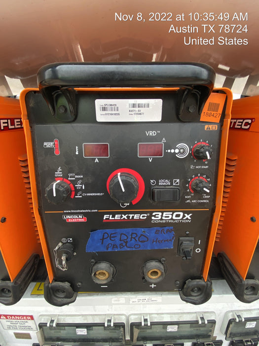 2021 LINCOLN ELECTRIC FLEXTEC 350X